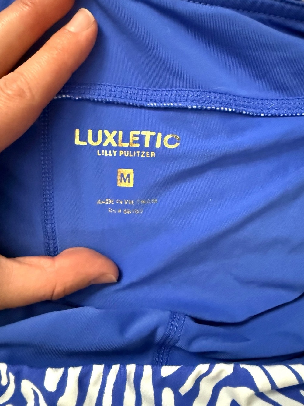 Lilly Pulitzer Cascadia Skort Medium Zee Bebe Golf Luxletic UPF 50+ 13” - Picture 3 of 7